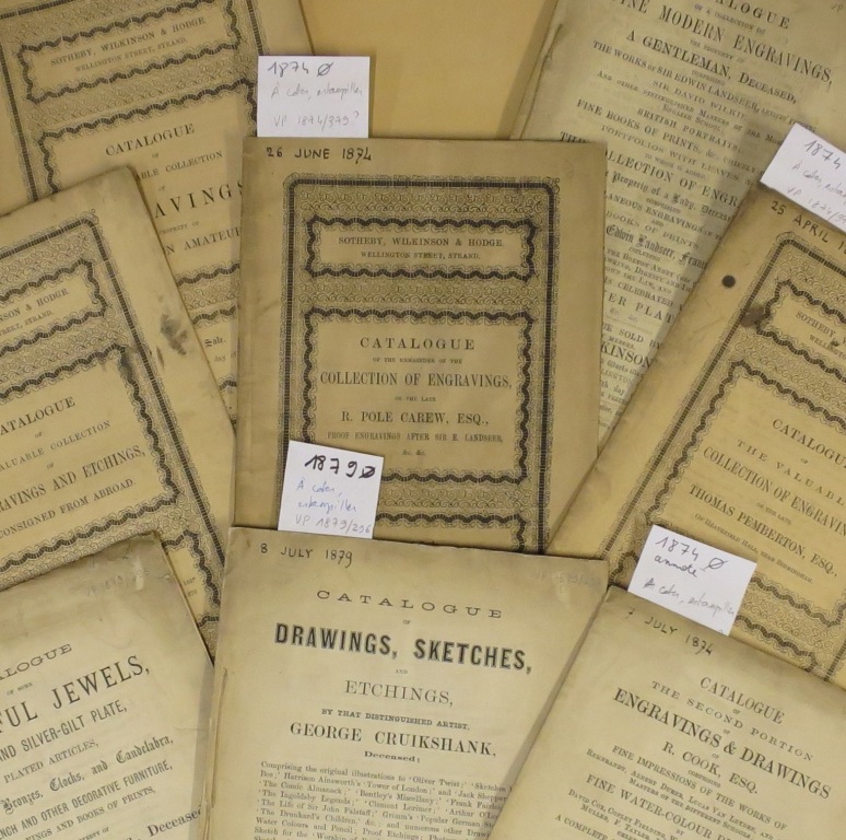 Les catalogues de vente à l’INHA