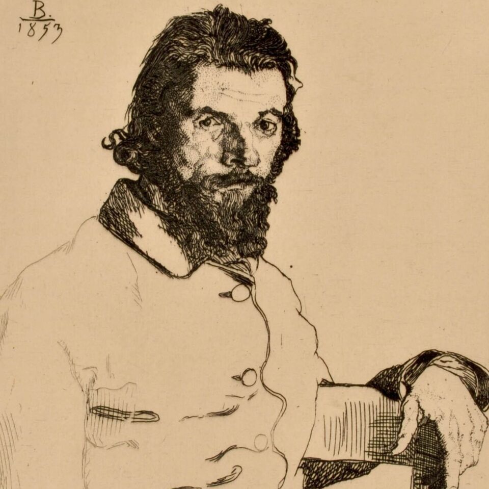 Le portrait de Charles Meryon par Félix Bracquemond