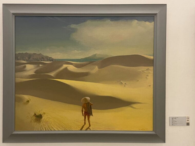 Le tableau Lê Huy Tiếp, "Miền Trung", de 1981, exposé au musée national des Beaux-Arts du Vietnam à Hanoi