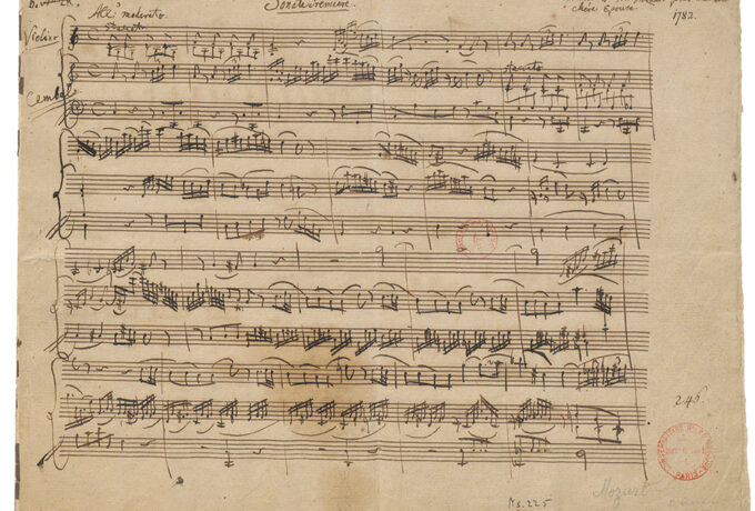 La sonate inachevée pour violon et piano KV 403 de Wolfgang Amadeus Mozart (Le 30/06/2026 de 18:15:00 à 19:30:00)