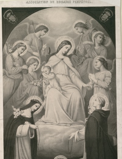 D'après Louis-Marie Lambert, Sainte Vierge (Rosaire)