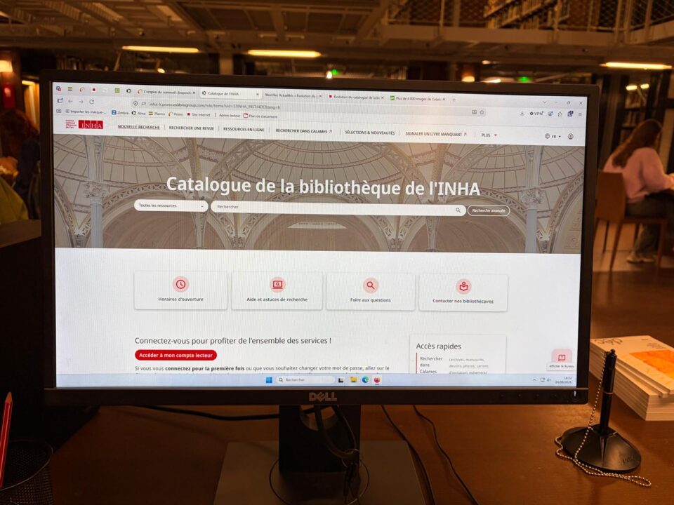 Évolution du catalogue de la bibliothèque