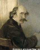 Albert Besnard, André-Charles Coppier, vers 1890, Paris, musée d'Orsay, © Photo musée d'Orsay / RMN. Huile sur bois, 61 x 50 cm.