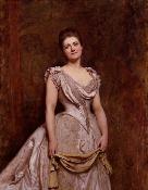 Sir Hubert von Herkomer, Emilia Francis (née Strong), Lady Dilke, 1887, Londres, National Portrait Gallery, © National Portrait Gallery. Huile sur toile, 139,7 x 109,2 cm.