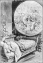 Albert Robida, Un commutateur transportait instantanément au fond de l’Asie, faisant apparaître…, illustration de Camille Flammarion, La fin du monde, Paris, E. Flammarion, 1894.