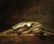 Nature morte avec lapin et grive ; Jean-Simn Chardin, huile sur toile, vers 1750. inv-65-71-1-C