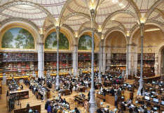 Bibliothèque de l'Institut national d'hsitoire de l'art, 2017, Photo : Emilie Groleau