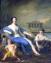  Jean-Marc Nattier, Marie-Anne de Bourbon, Mademoiselle de Clermont, aux eaux minérales de Chantilly, 1729, huile sur toile, 195 × 161 cm, Chantilly, musée Condé.