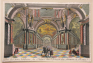 Vue des trois Galleries du Palais des Arts et des Sciences à Rome, Éditeur : A Paris chez Mesard rue Greneta a la Renommée de la Cornemuse, 1750