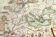 Atlas catalan, 1375. BNF, département des Manuscrits, MSS.ESP.-30.