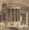 Tommasso Cuccioni, vue Temple de Vesta à  Tivoli, épreuve albuminée d'après un négatif au collodion, vers 1855